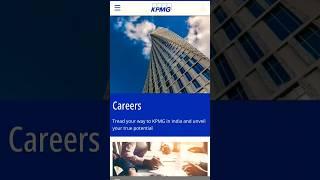 KPMG India Job Opening| Application Process| #jobsearch #jobs #jobvacancy  #job2023 | #jobseekers