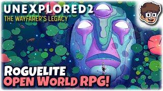 ROGUELITE OPEN WORLD RPG! | Let's Try: Unexplored 2: The Wayfarer's Legacy