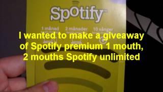 Info about: iBetamedia and Spotify giveaway 1 mounth Premium