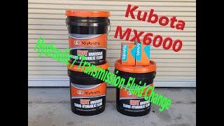 Kubota Hydraulic / Transmission Fluid and Filter Change