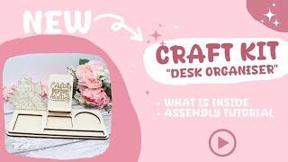 Desk Organiser DIY | Paint and build your own Desk Organiser