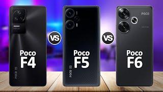 Poco F6 VS Poco F5 VS Poco F4