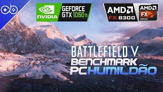 PC Humildão | AMD FX 8300 + GTX 1050 Ti no Battlefield V | Mapa Narvik | 1080p