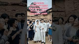 Wish you both a happy wedding! Wish the newlyweds a happy marriage. Today is a good day. Emotional