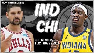 Chicago Bulls vs Indiana Pacers Full Game Highlights | Dec 6 | 2025 NBA Season