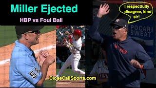 E172 - Astros' Joshua Miller Ejected After Mickey Moniak HBP Replay, Dan Iassogna's No Swing Call