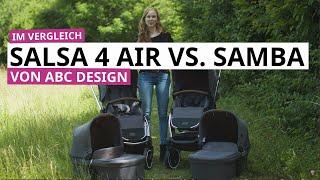 ABC Design Salsa 4 Air vs. Samba | Welcher Kinderwagen ist besser? | babyartikel.de