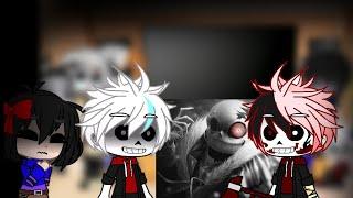 Kokujin no Tenkousei e The Blind Girl reagindo a Tik toks do Horror Sans. |As/Au|