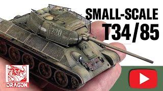 Painting Soviet Tanks MADE EASY - 1/72 Scale Model Kit T-34-85!