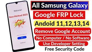 ALL SAMSUNGA03/A04/A05/A23/A13/A14/A23/A32/A24/A10 | FRP BYPASS | Google Account Unlock Without Pc