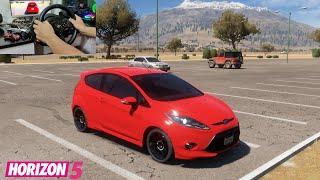 Forza Horizon 5 - 2009 Ford Fiesta Traffic Car Steering Wheel Gameplay