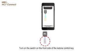 GlucoRx HCT Connect - Ketone control test using the Control key