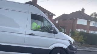 Volkswagen Crafter van passing the Bournemouth area (18/11/2022)