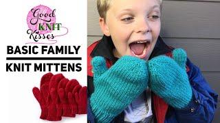 Basic Family Knit Mittens