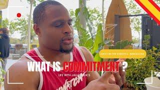 What is commitment | Juice on the streets | Barcelona Beach