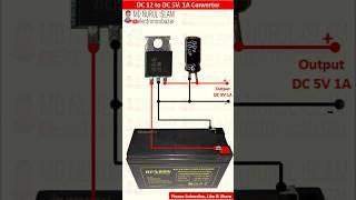 How to Make 12V to 5V Converter | DC 12V to DC 5V Converter | 12V DC to 5VDC Converter Using LM 7805