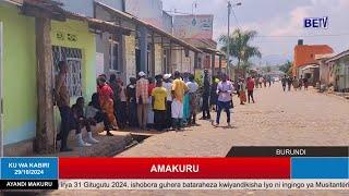 AMAKURU KURI BETV KU WA 29/10/2024