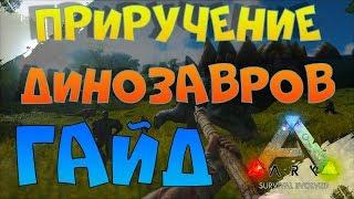 Как приручать динозавров в ARK: Survival Evolved. Подробный гайд.