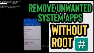 Uninstall system apps without root [All devices]