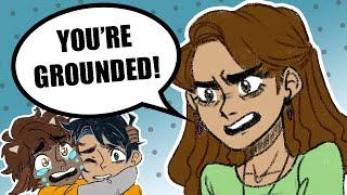 Percy Gets Grounded! | Percy Jackson Comic Dub Drama @solbabydraws2714 @KaggyFilms