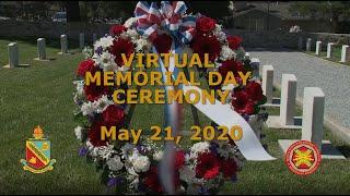 Virtual Memorial Day Ceremony 2020
