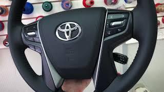 Toyota. Перетяжка руля и подушки.