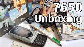 Nokia 7650 Unboxing 4K with all original accessories NHL-2NA