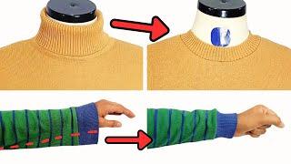 Sewing Trick – Amazing Tips to Fix Your Clothes in Just 5 Minutes! DIY️