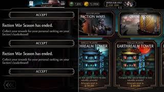 Opening Faction Wars Packs From November 2021 - Mortal Kombat Mobile