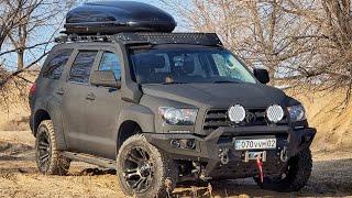 Toyota sequoia сухопутная яхта.