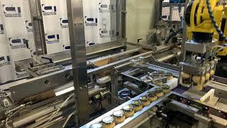 www.ConsolidatedTechnologies.ca    Robotic Case Packer Unicell-20R for glass jars