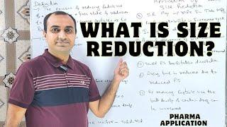 What Is Size Reduction | Application Of Size Reduction