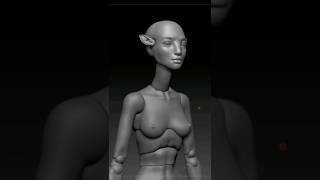 Doll bjd Navi from the movie Avatar in development / Кукла бжд Нави из фильма Аватар  #avatar2