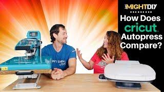 Comparing the Cricut Autopress to a $1000 Traditional Heat Press