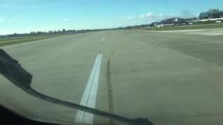 Посадка самолёта в Сочи(Адлер) глазами пилота. Approach & Landing (URSS, RW02), CRJ200 cockpit view