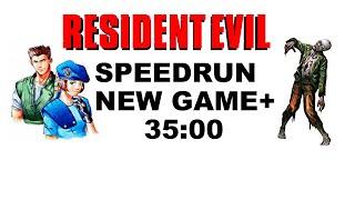 Resident Evil - Chris, Speedrun, NG+, 35:00 (Glitches)