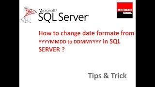 How to change date formate from YYYYMMDD to DDMMYYYY in SQL SERVER 2012?