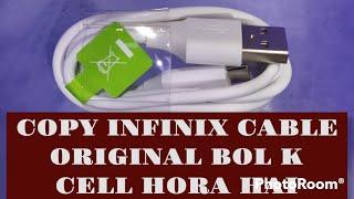 infinix data cable original|infinix cable|How to identify infinix original and copy|many difference