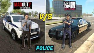 GCO POLICE V/S MADOUT POLICE || Grand Criminal Onine -- Madout 2 Big City Online