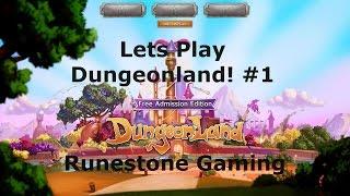 Dungeon Land let's play pt1. Runestone Gaming.