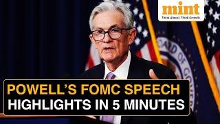 US Fed Cuts Interest Rates For First Time In 4 Years | What Jerome Powell Said After FOMC Meet