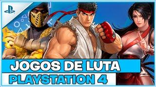 OS 50 MELHORES JOGOS DE LUTA PARA PS4 EM 2024 || JOGOS DE PS4