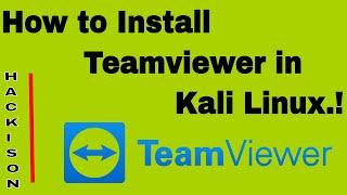 How to Install Team viewer in Kali Linux