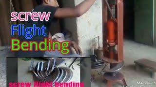 screw _flight _bending_ easy bending for jeck system