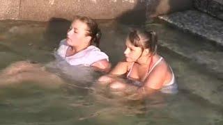 Wetlook Russian girls swimming outdoor 1