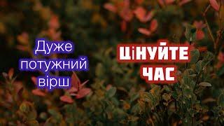 ЯК ПРИТРИМАТЬ ШВИДКОПЛИННИЙ ЧАС? Дуже гарний вірш. Автор Катерина Бойко