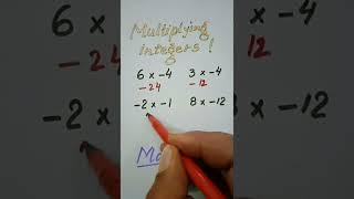 Multipling integers #MathMarrow#Math shorts#Math tricks