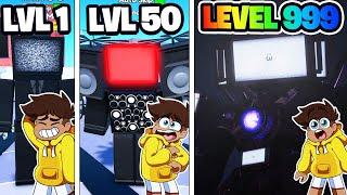 Todos os Niveis de CINEMAMAN Do Toilet Tower Defense! | Roblox