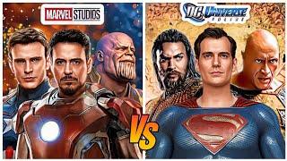 Marvel vs DC universe comparison!