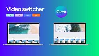 Canva Video switcher | Canva tutorial